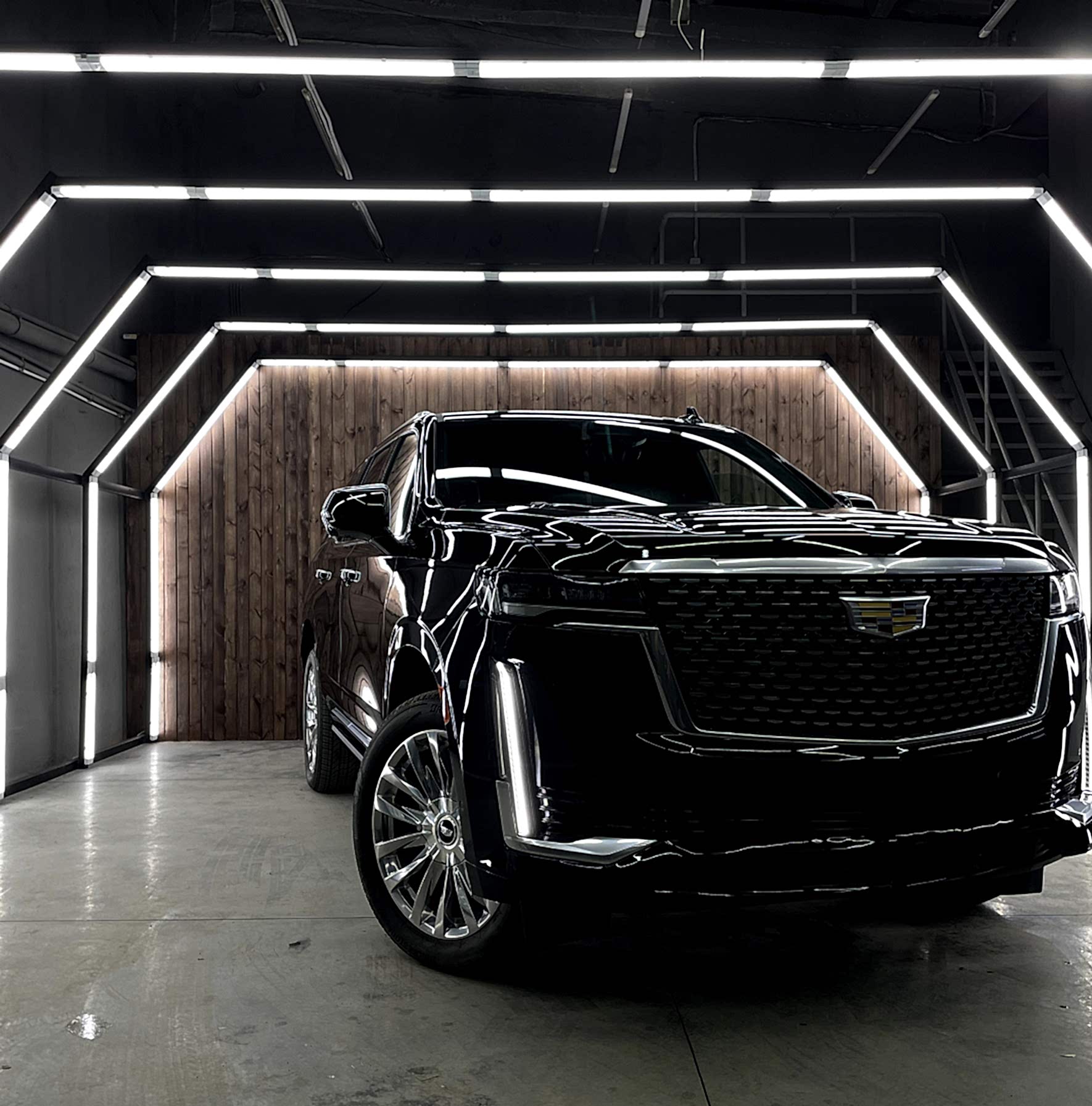 Оклейка зон риска на Cadillac Escalade 3 Cadillac Escalade с защитной пленкой