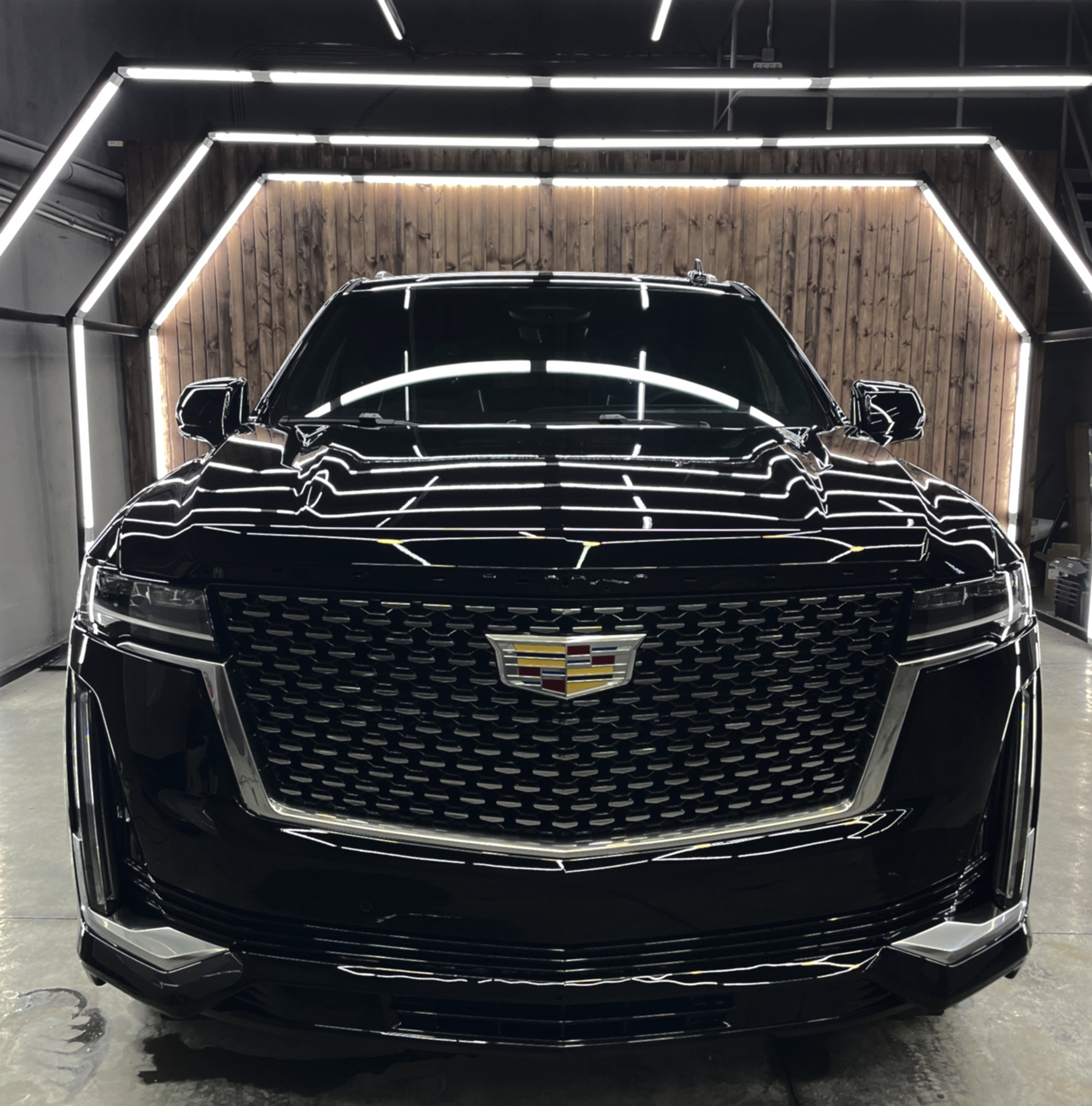 Оклейка зон риска на Cadillac Escalade 4 Cadillac Escalade