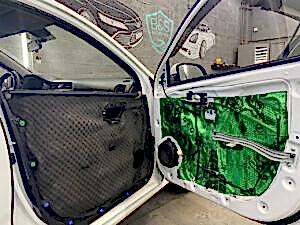 Блог 14 Шумоизоляция дверей Kia Rio